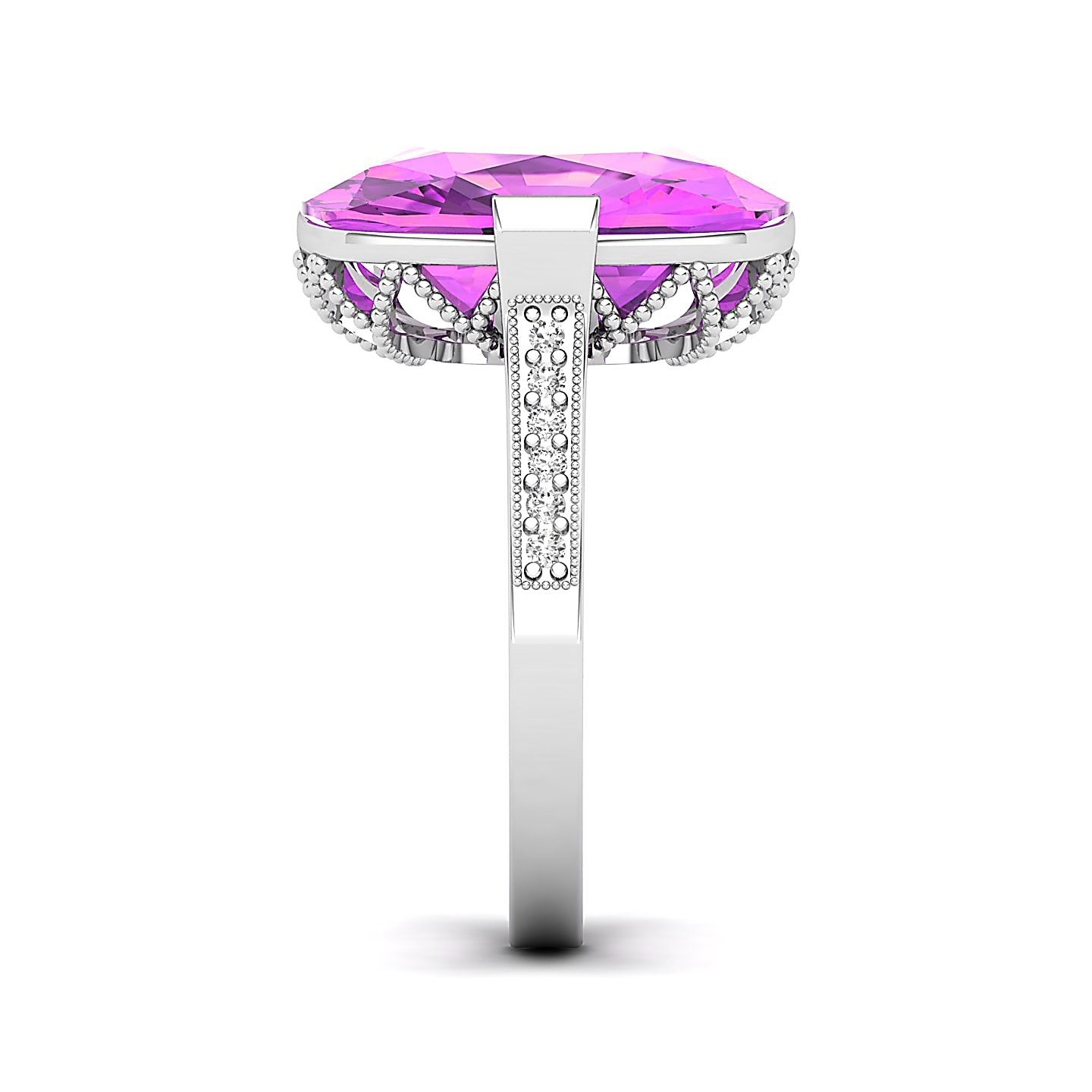 Ethereal Beauty Pink Sapphire Ring