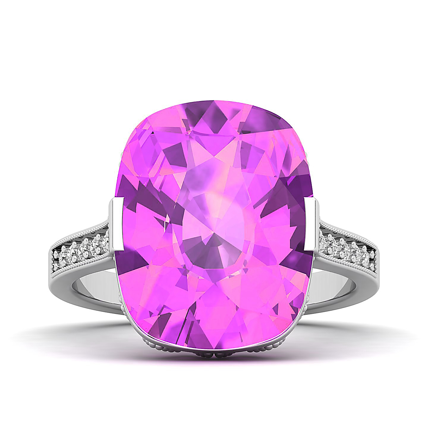 Ethereal Beauty Pink Sapphire Ring
