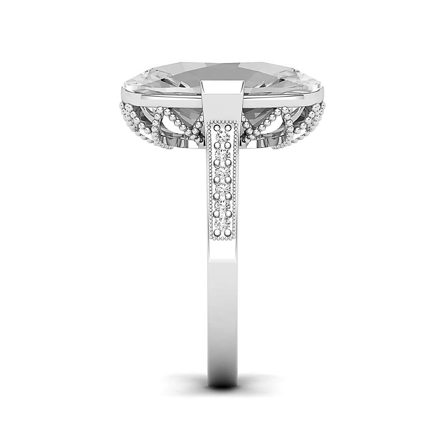 Ethereal Beauty White Sapphire Ring