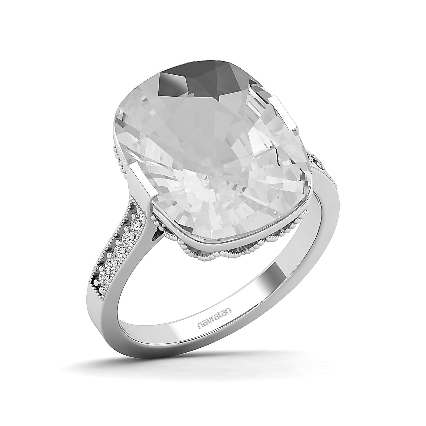 Ethereal Beauty White Sapphire Ring
