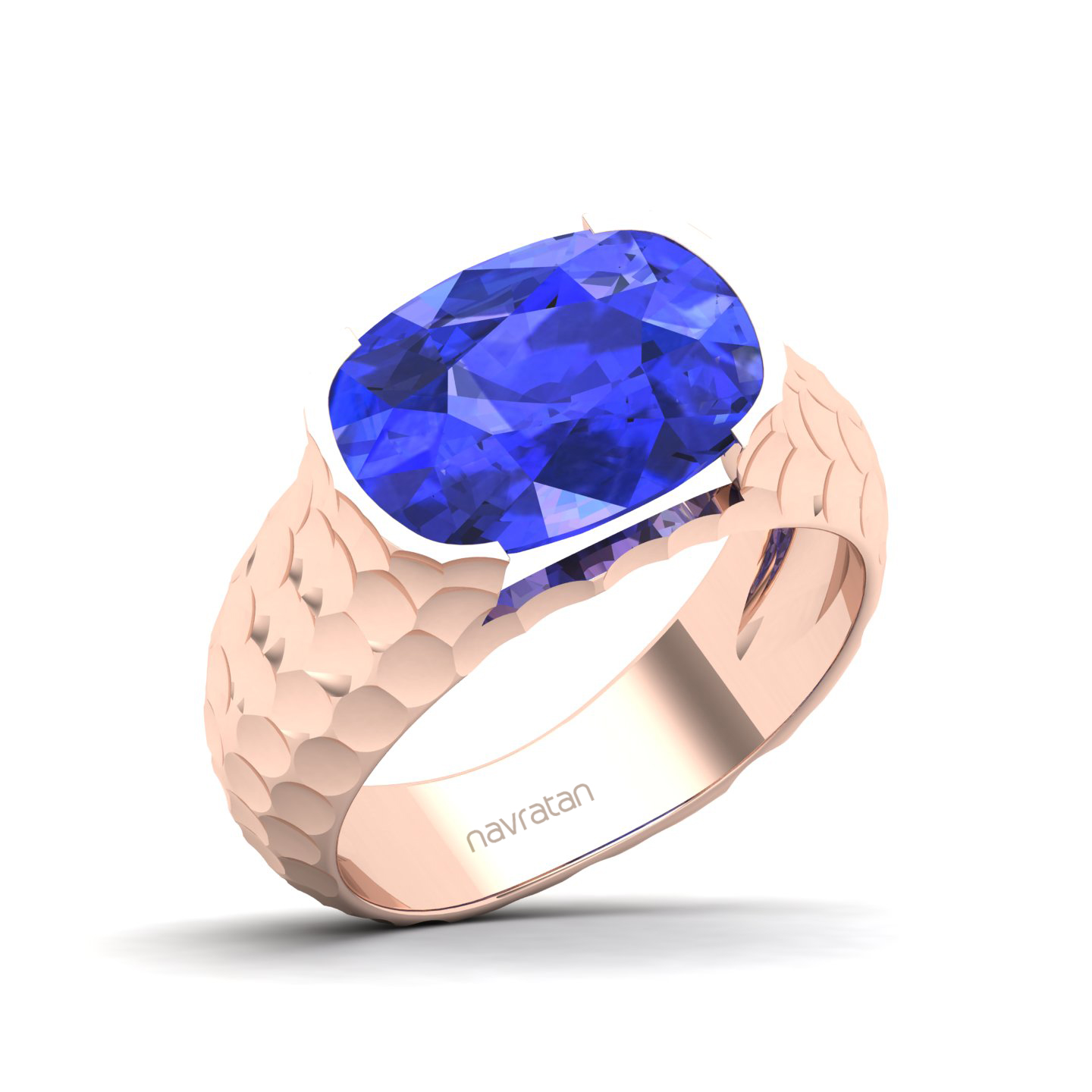 Floating Clouds Tanzanite Ring