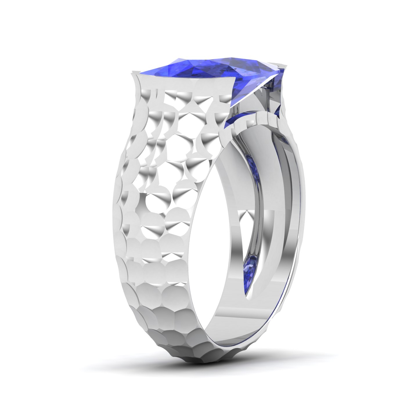 Floating Clouds Tanzanite Ring
