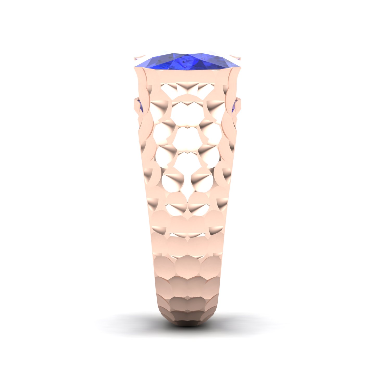 Floating Clouds Tanzanite Ring