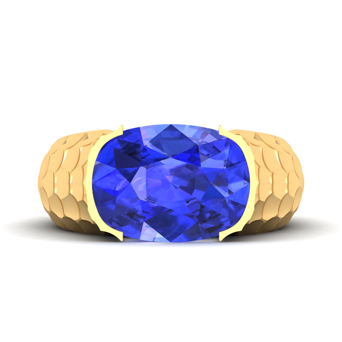 Floating Clouds Tanzanite Ring