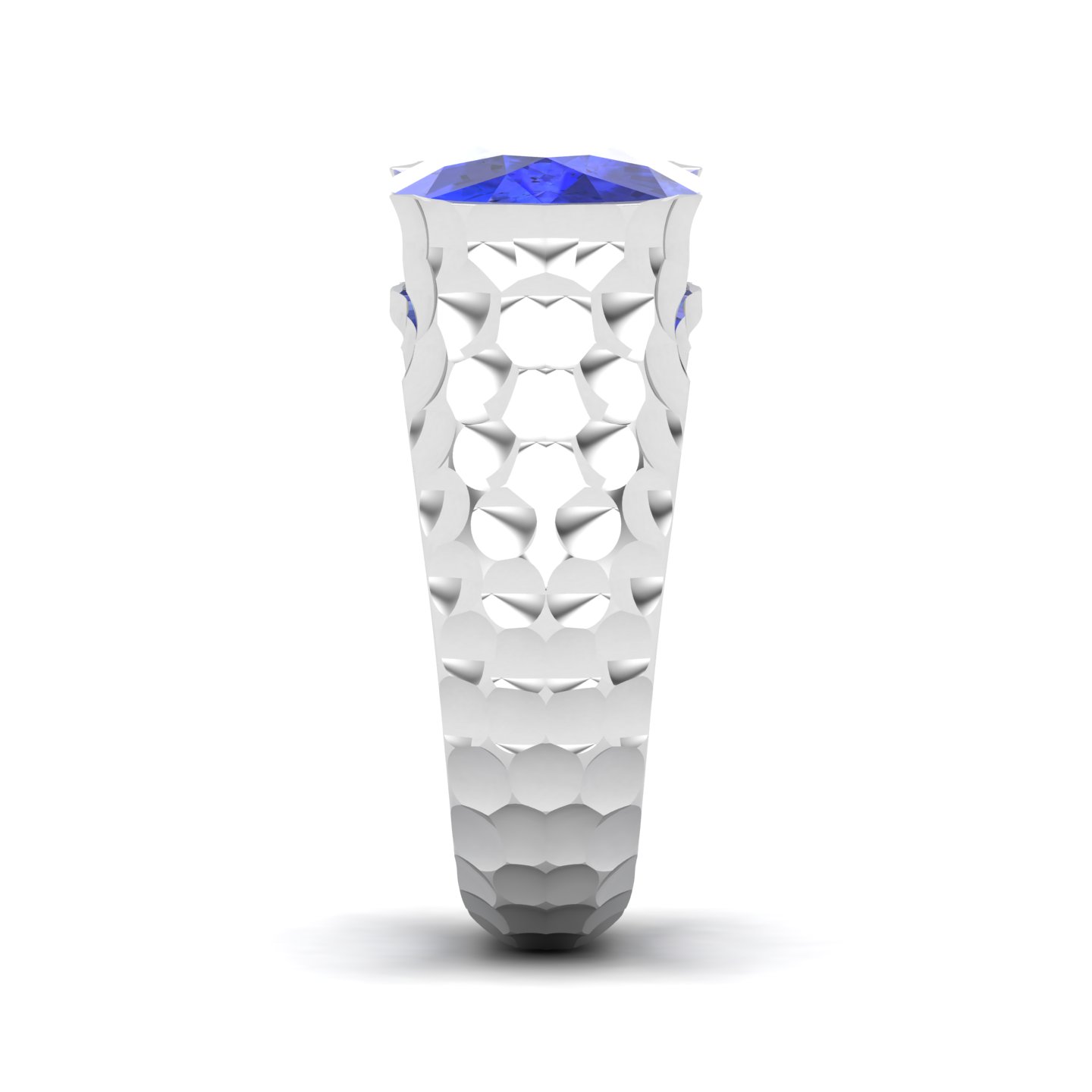 Floating Clouds Tanzanite Ring