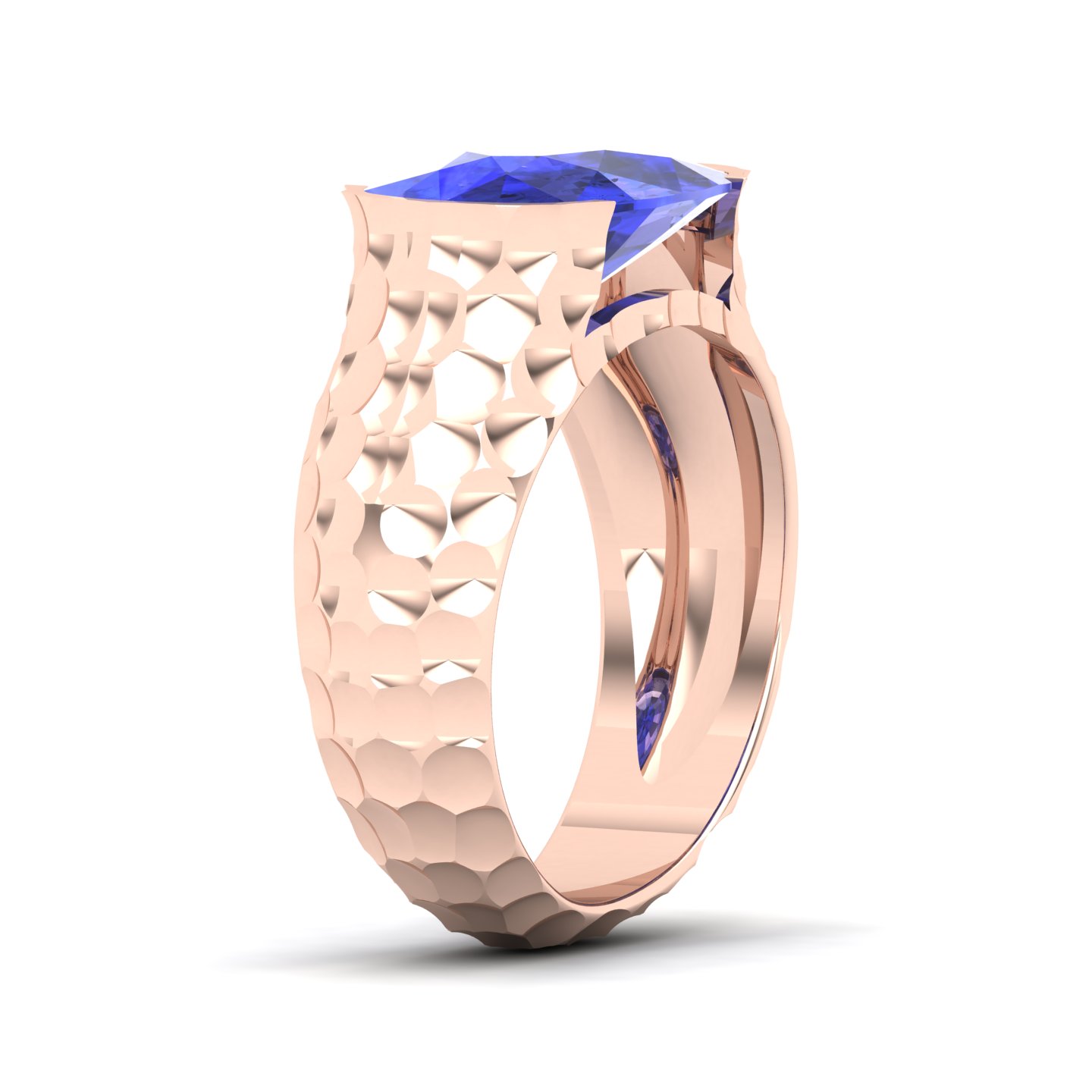 Floating Clouds Tanzanite Ring