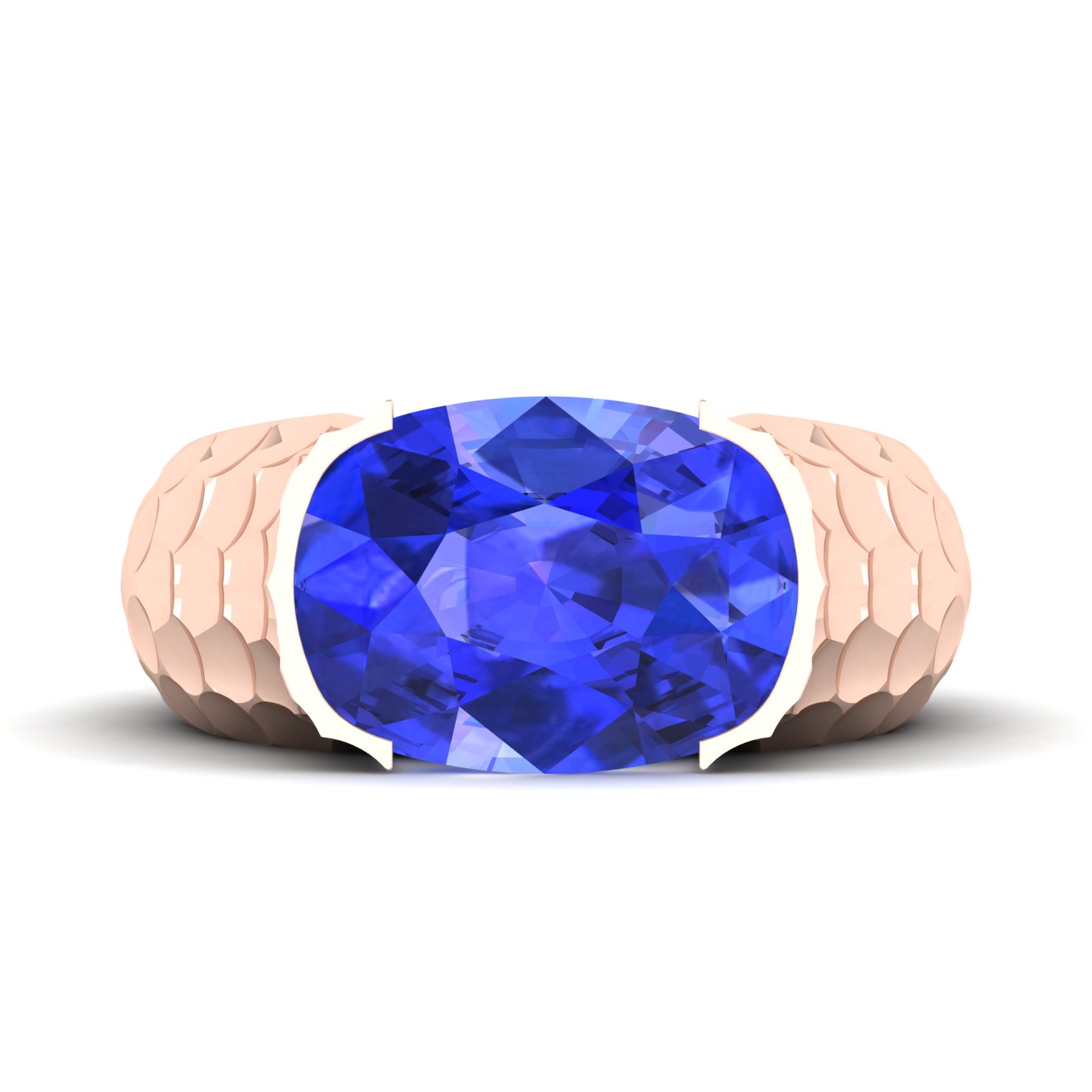 Floating Clouds Tanzanite Ring