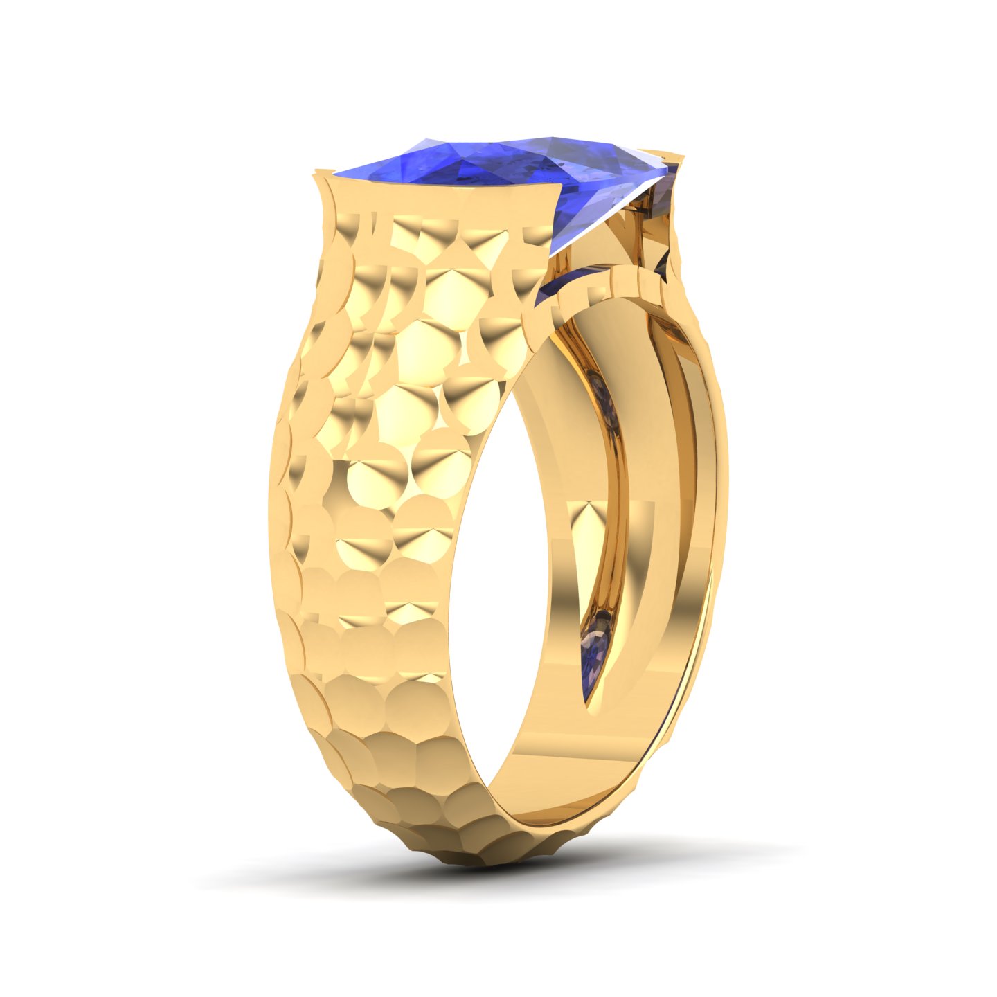 Floating Clouds Tanzanite Ring