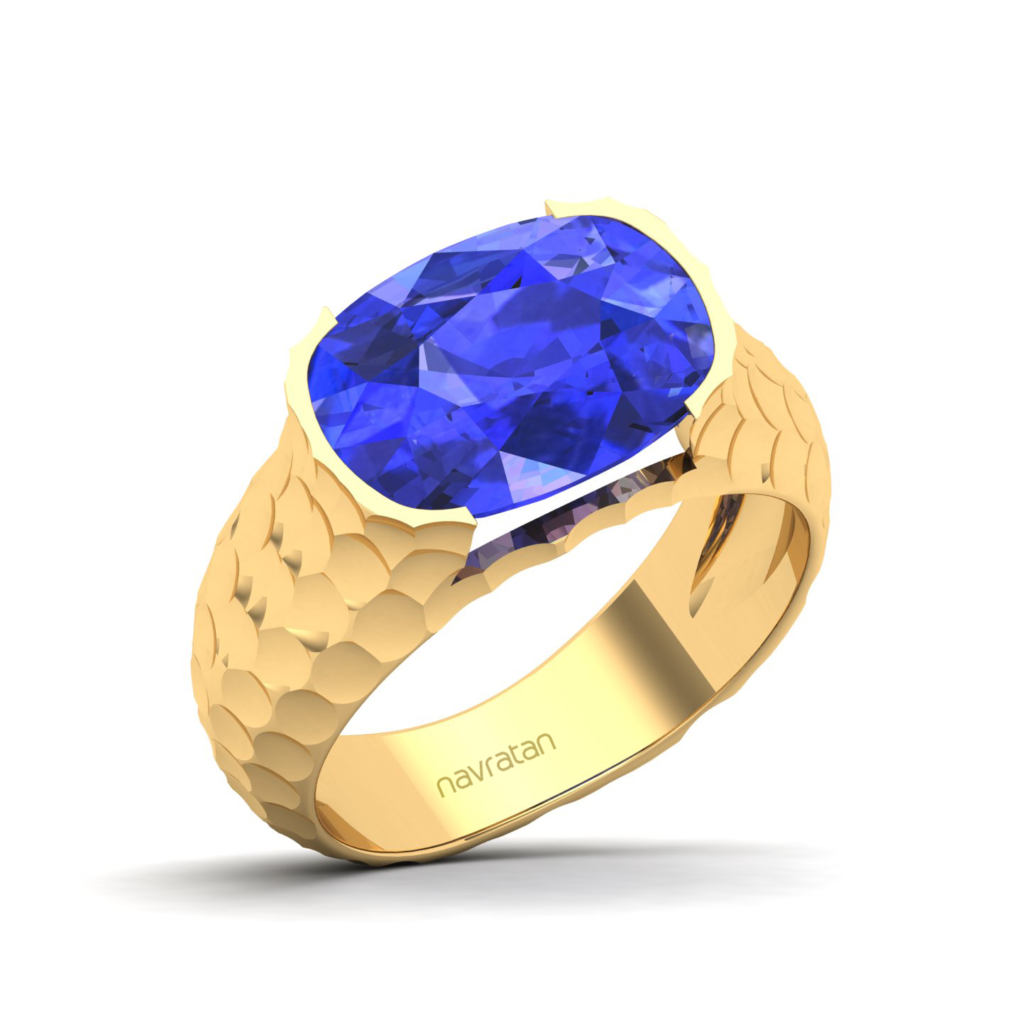 Floating Clouds Tanzanite Ring