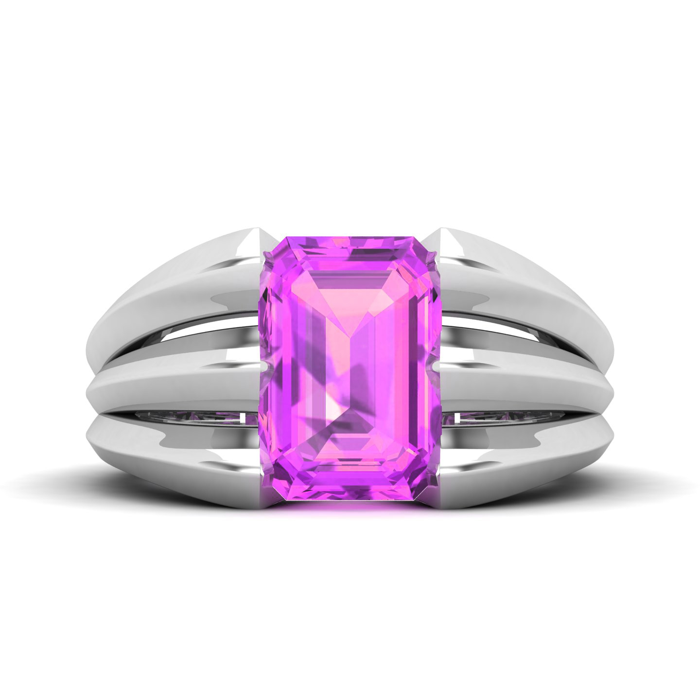 Graceful Desire Pink Sapphire Ring