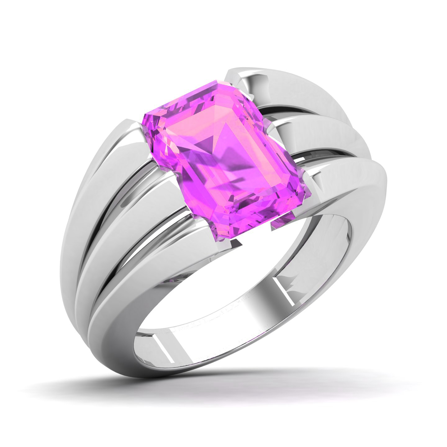 Graceful Desire Pink Sapphire Ring