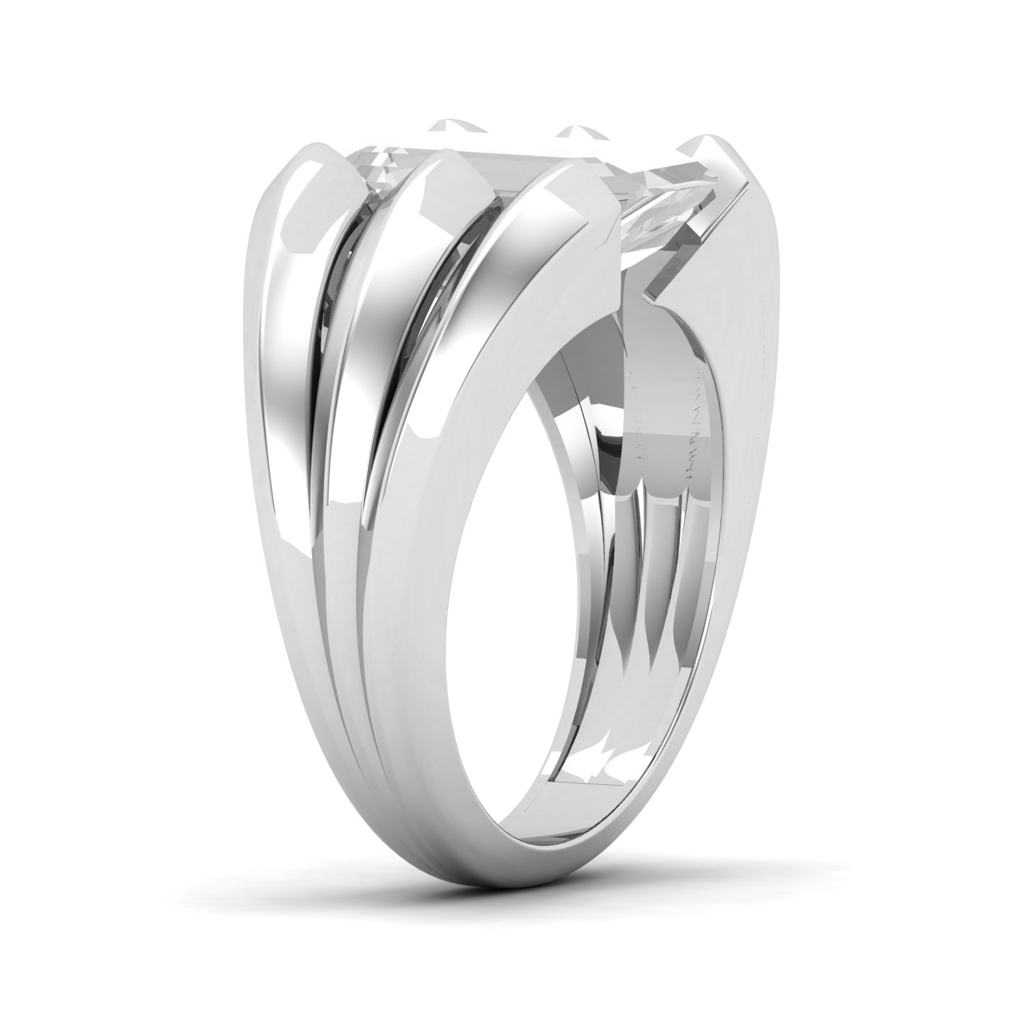 Graceful Desire White Sapphire Ring