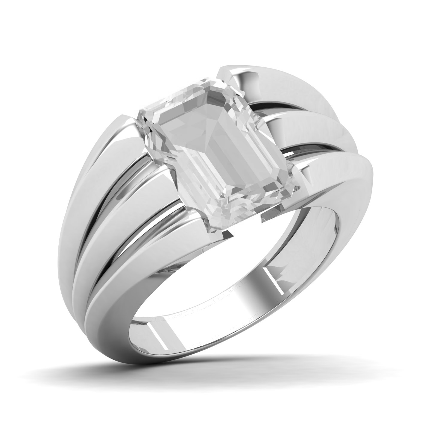 Graceful Desire White Sapphire Ring