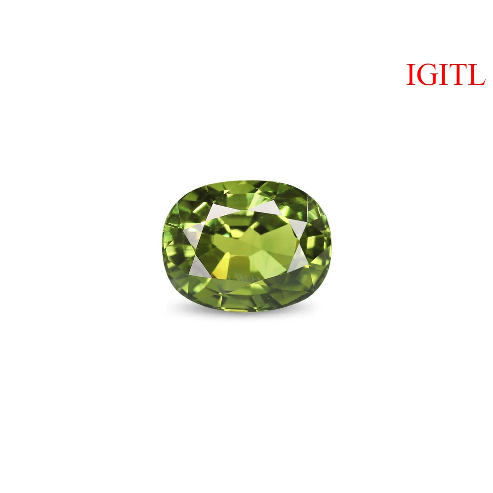 Green sapphire - 3.47 Carat