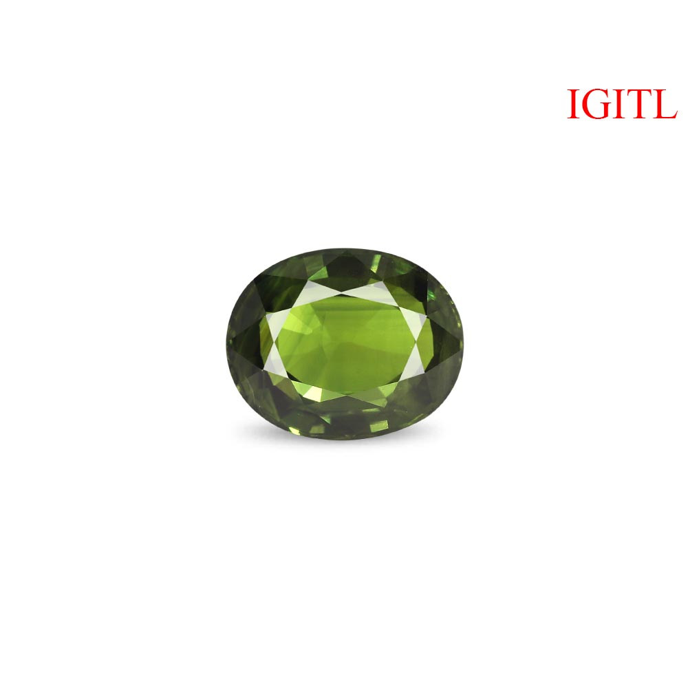 Green sapphire - 3.84 Carat