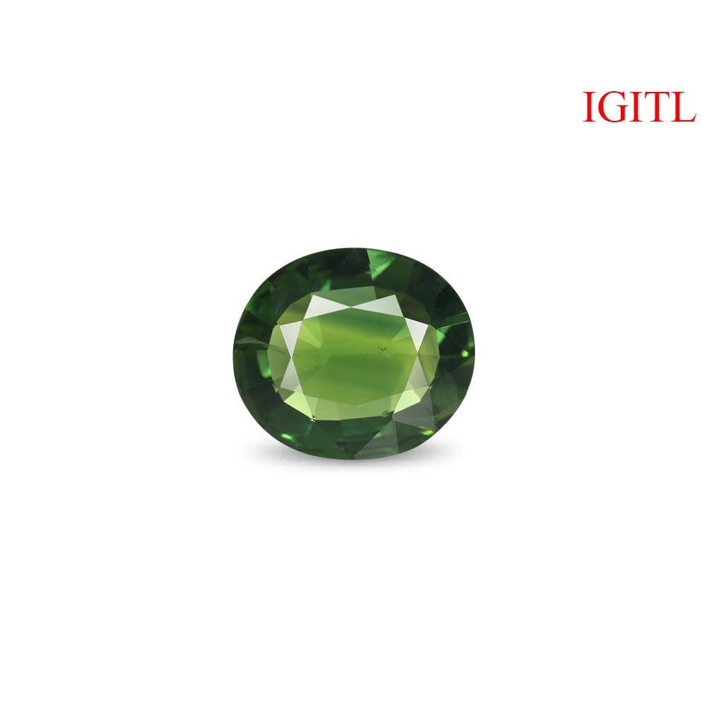 Green sapphire - 4.14 Carat