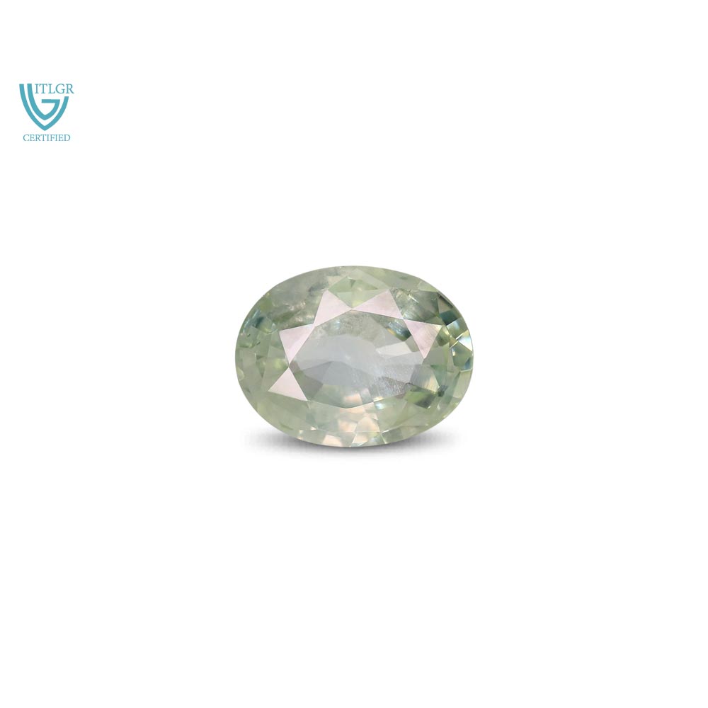 Green sapphire - 6.42 Carat