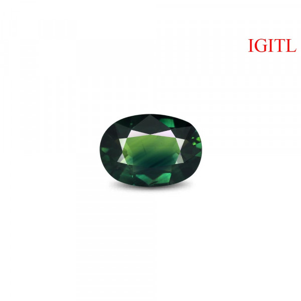 Green sapphire - 7.18 Carat