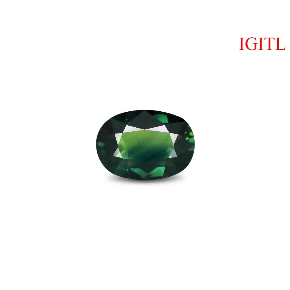 Green sapphire - 7.18 Carat