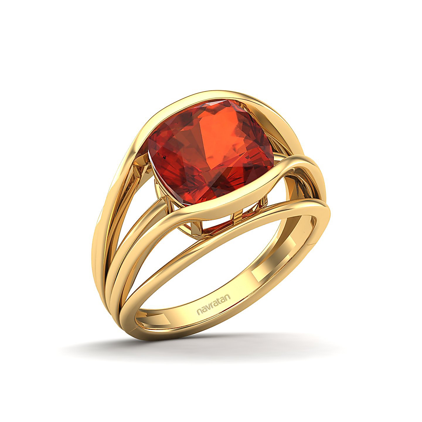 Hessonite Gold Rings