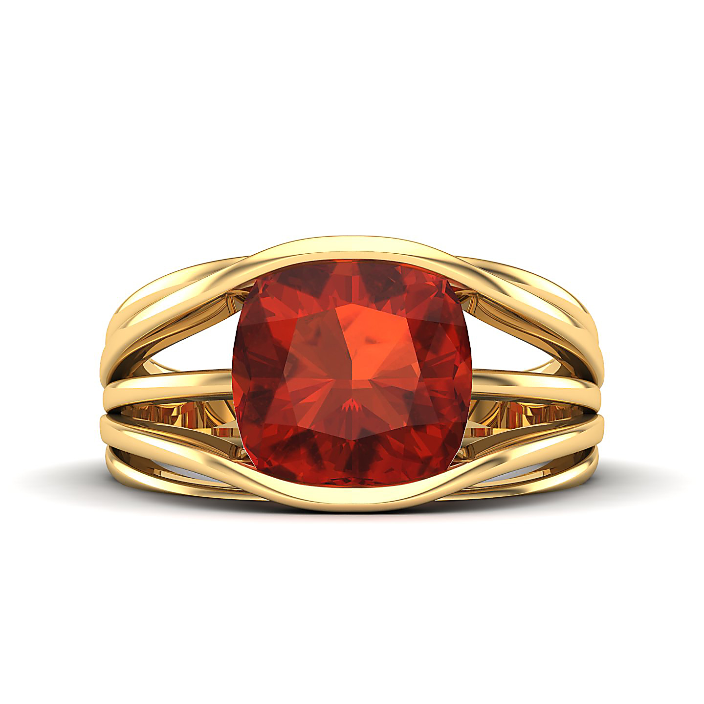 Hessonite Gold Rings