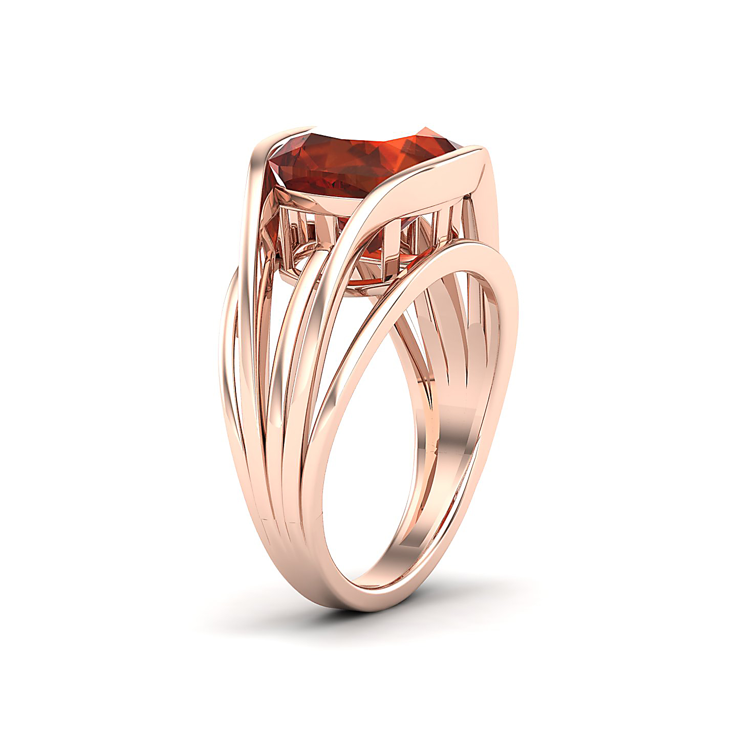 Hessonite Gold Rings