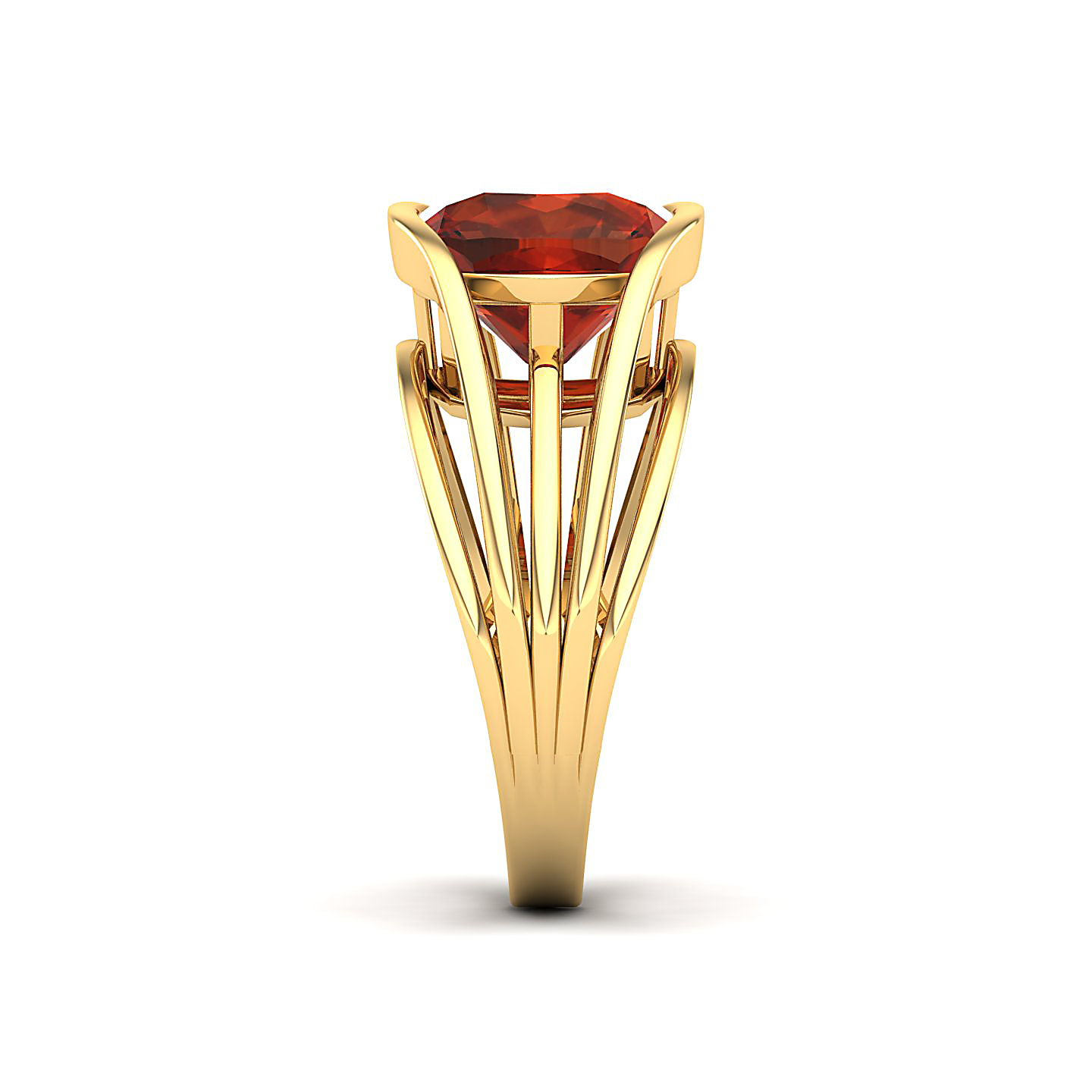 Hessonite Gold Rings