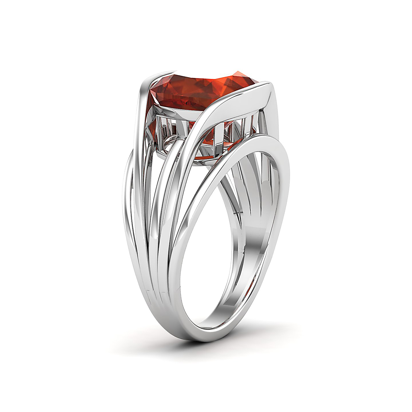 Hessonite Gold Rings