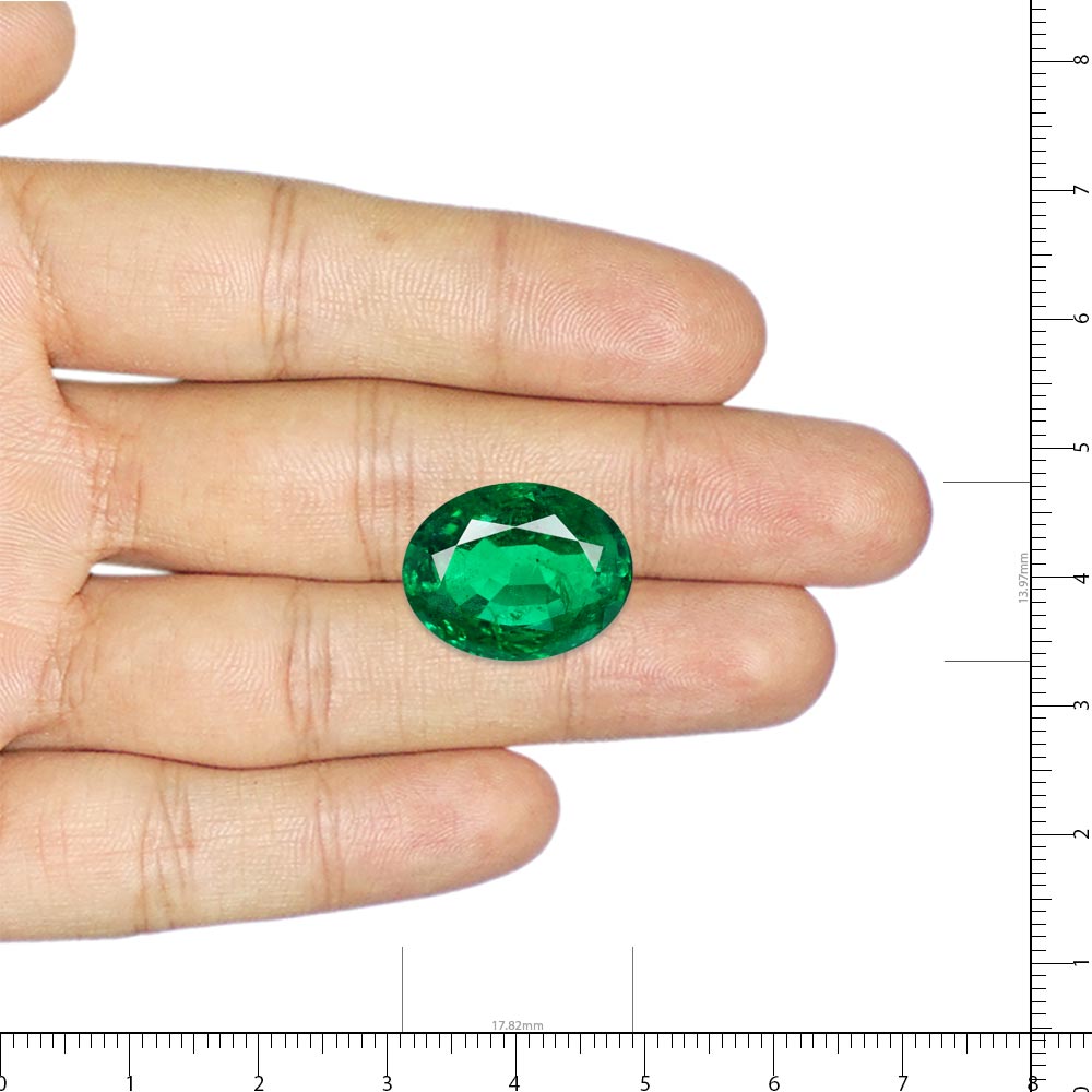 Minor Oil Emerald - 14.1 Carat