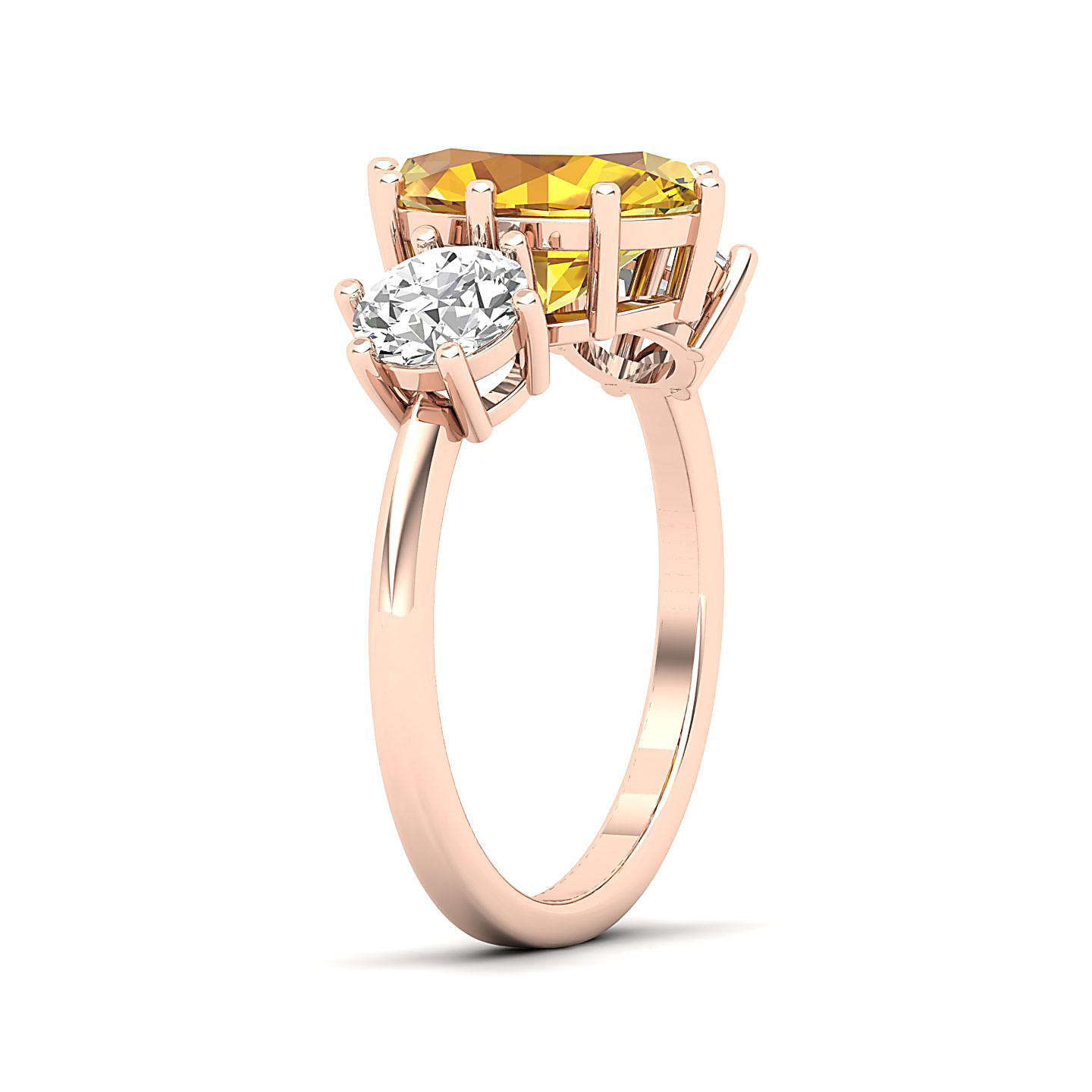 Myriad Of Love Trilogy Yellow Sapphire Ring
