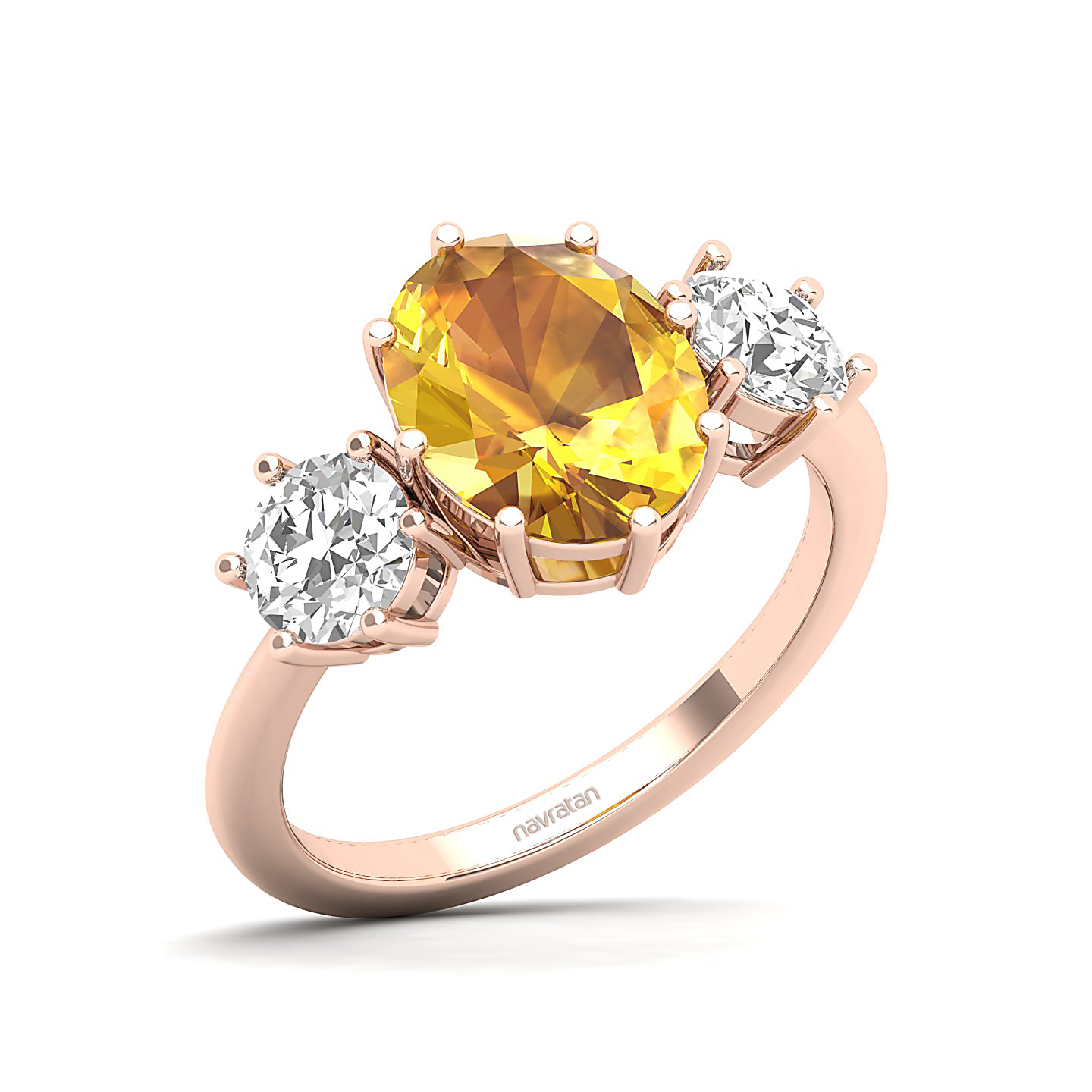 Myriad Of Love Trilogy Yellow Sapphire Ring