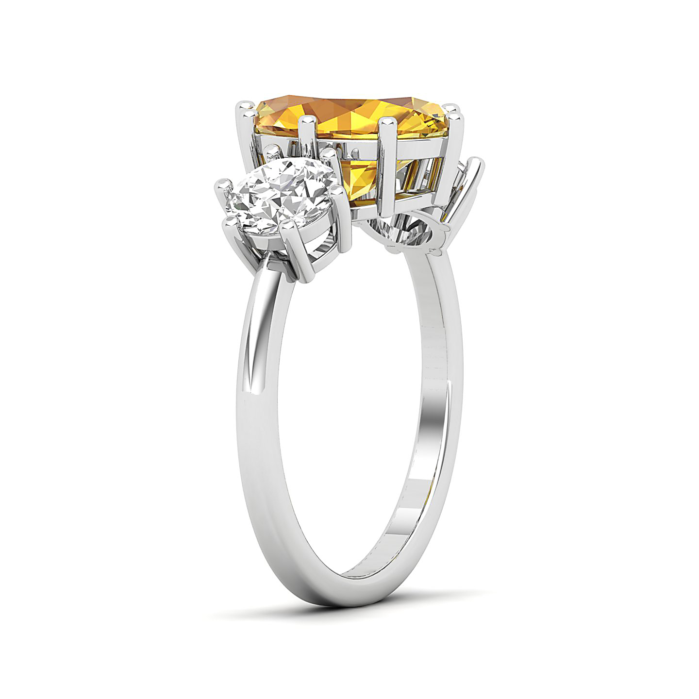 Myriad Of Love Trilogy Yellow Sapphire Ring