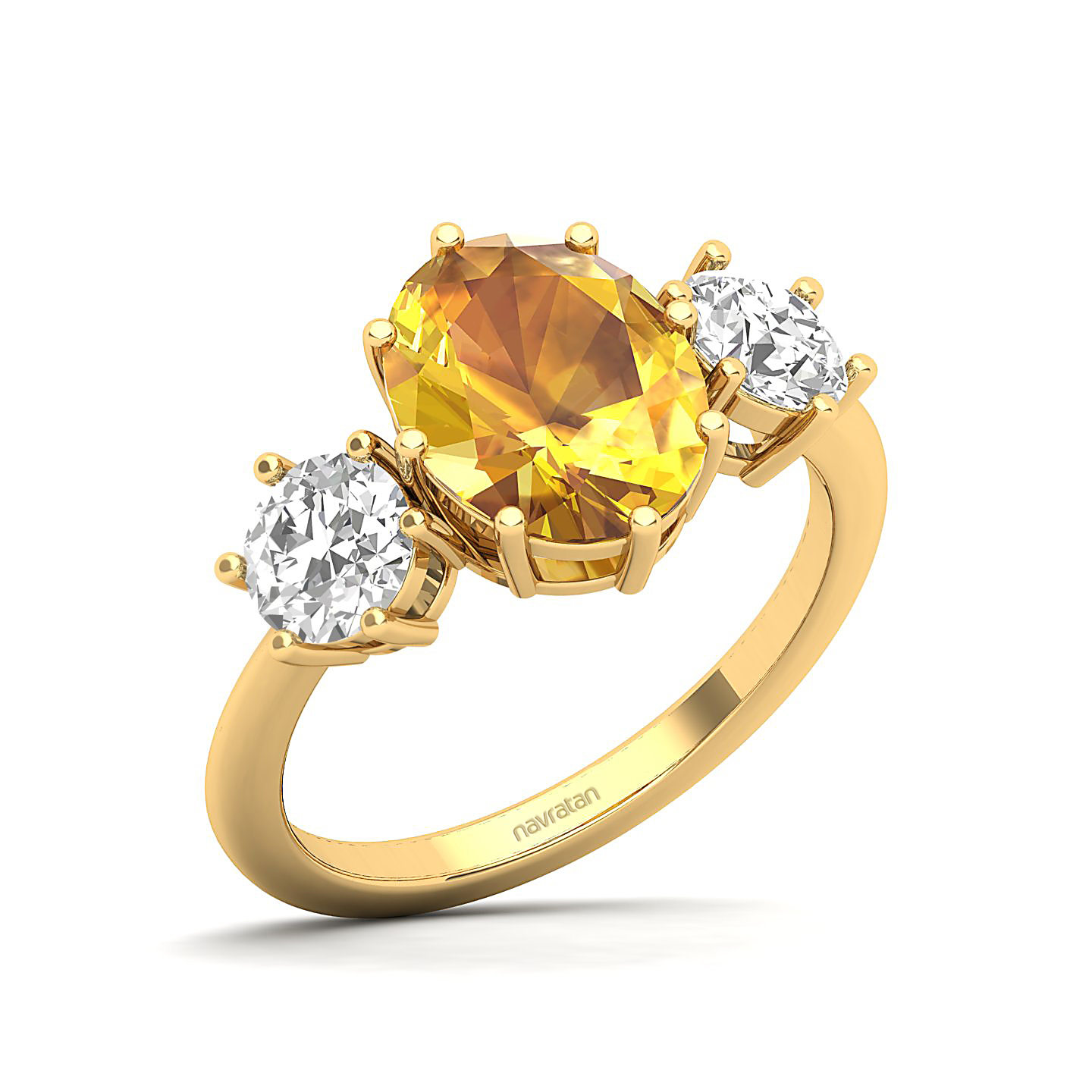 Myriad Of Love Trilogy Yellow Sapphire Ring