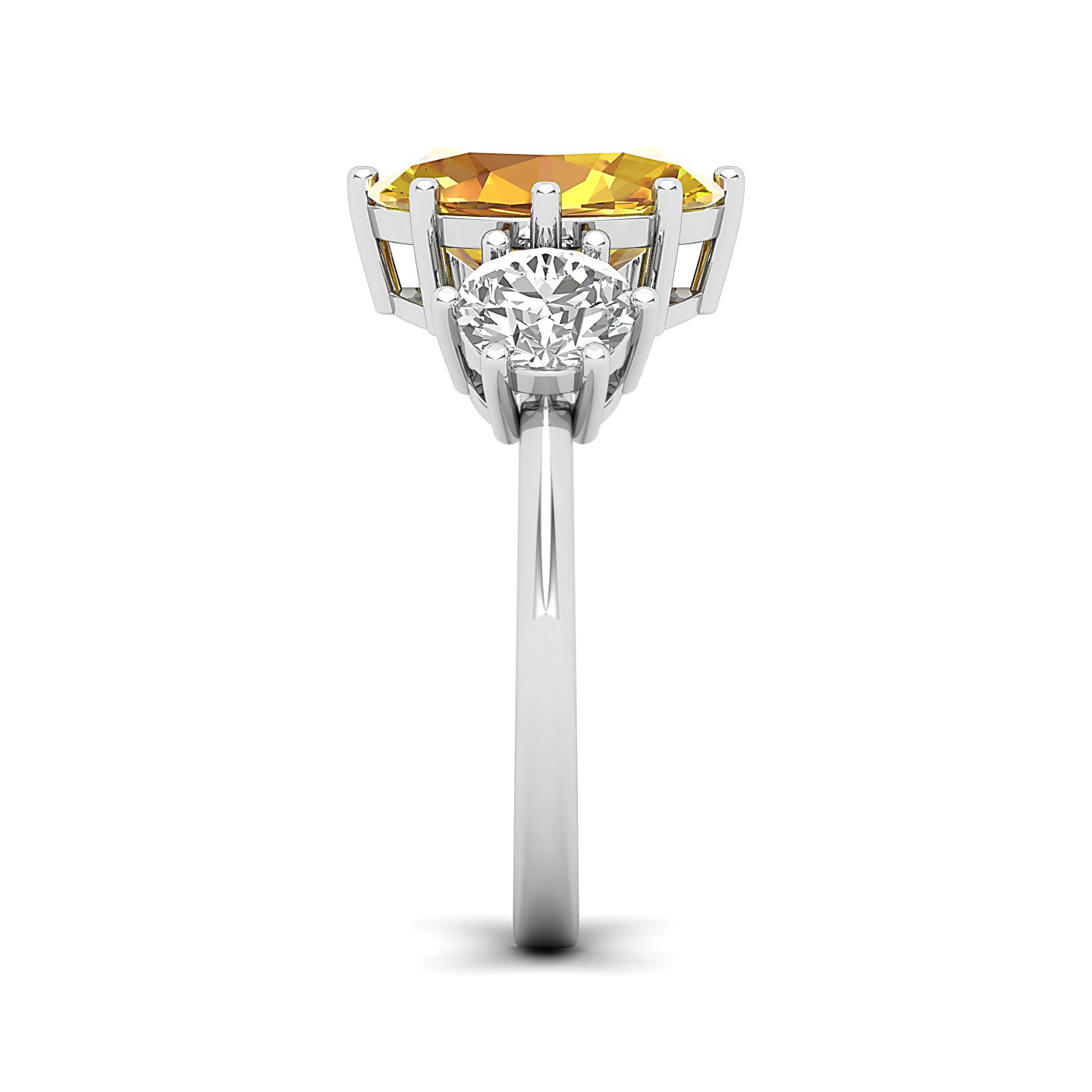 Myriad Of Love Trilogy Yellow Sapphire Ring