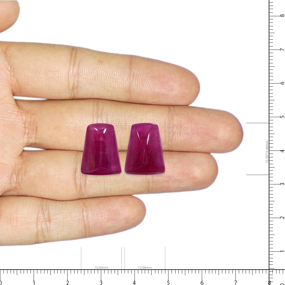 Natural Ruby Cabochon - 30.33 Carat