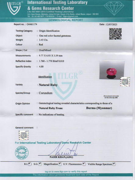 Chuni Stone - 3.45 Carat