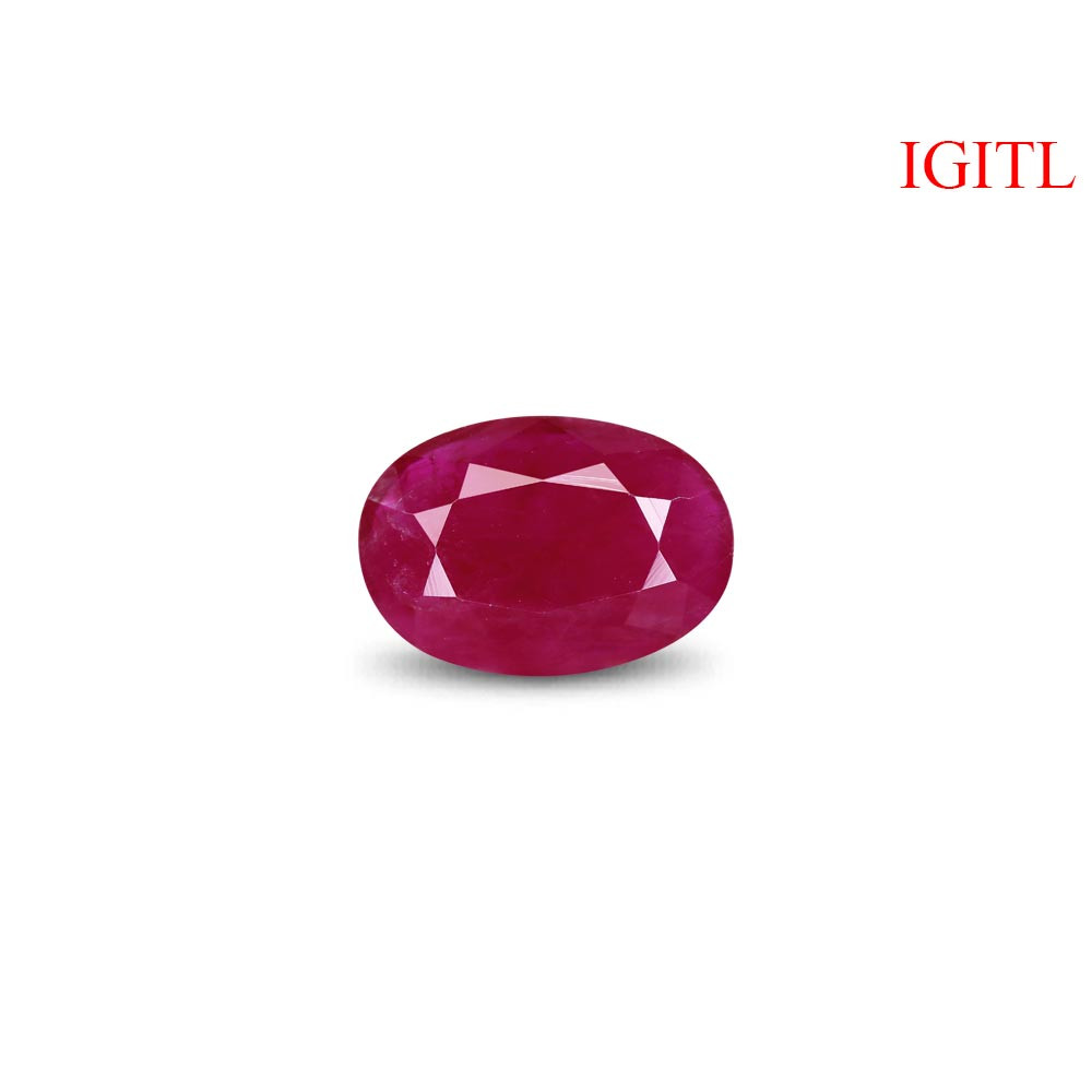 67 Ruby Certified Natural Natural Ruby - 3.67 Carat | Navratan.com