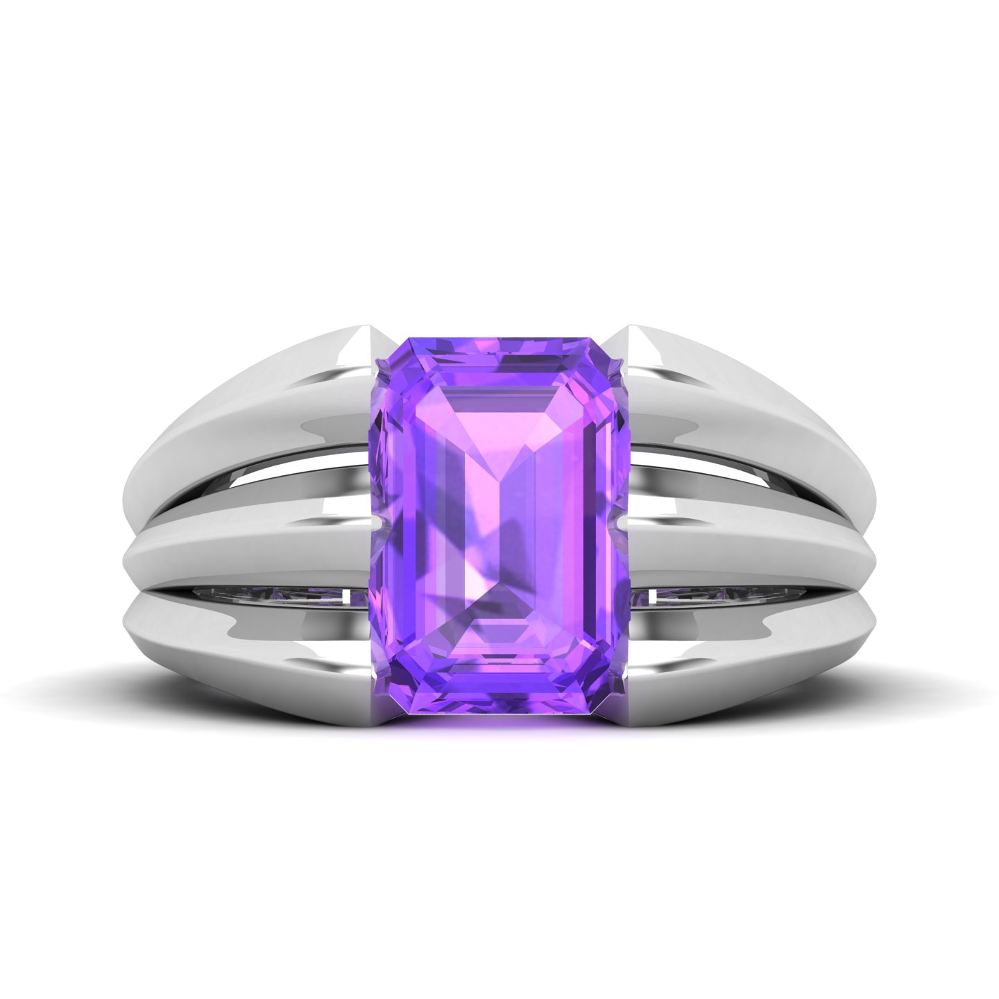 Neo Classical Amethyst Ring