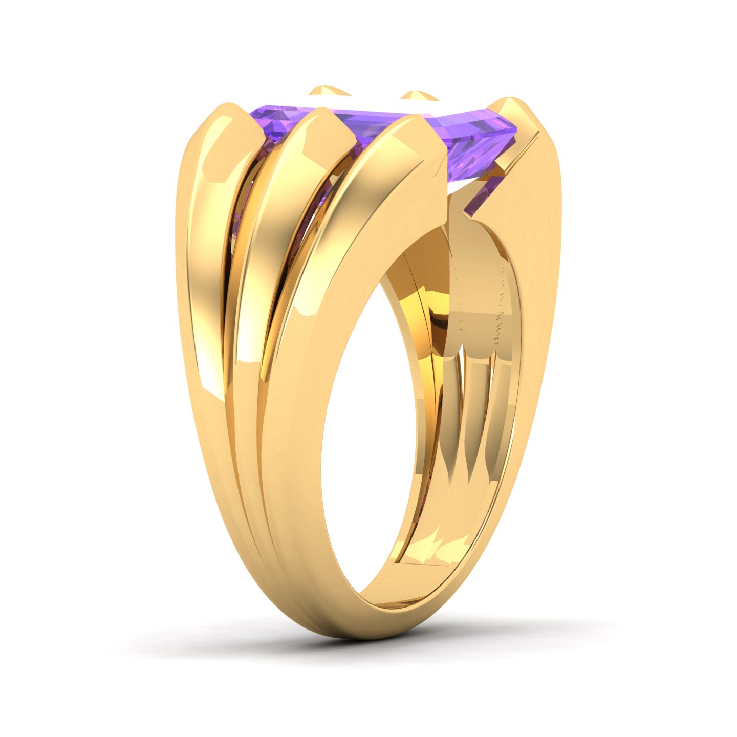 Neo Classical Amethyst Ring