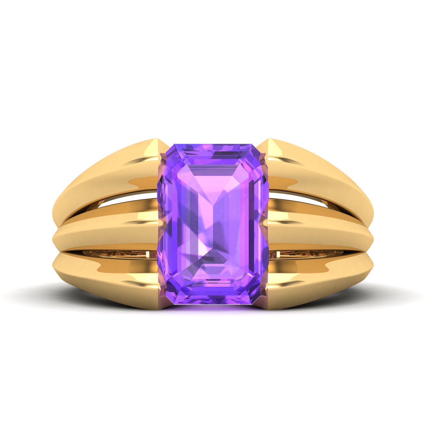 Neo Classical Amethyst Ring