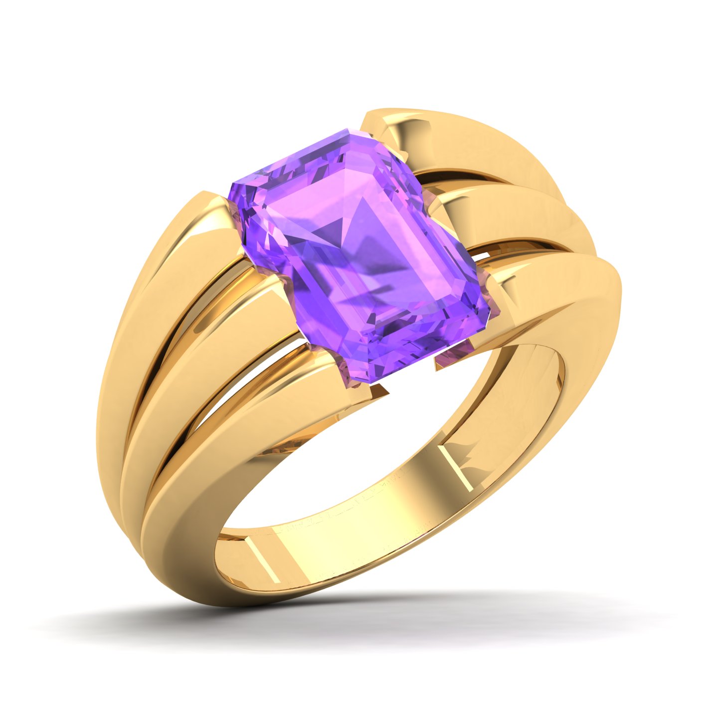 Neo Classical Amethyst Ring