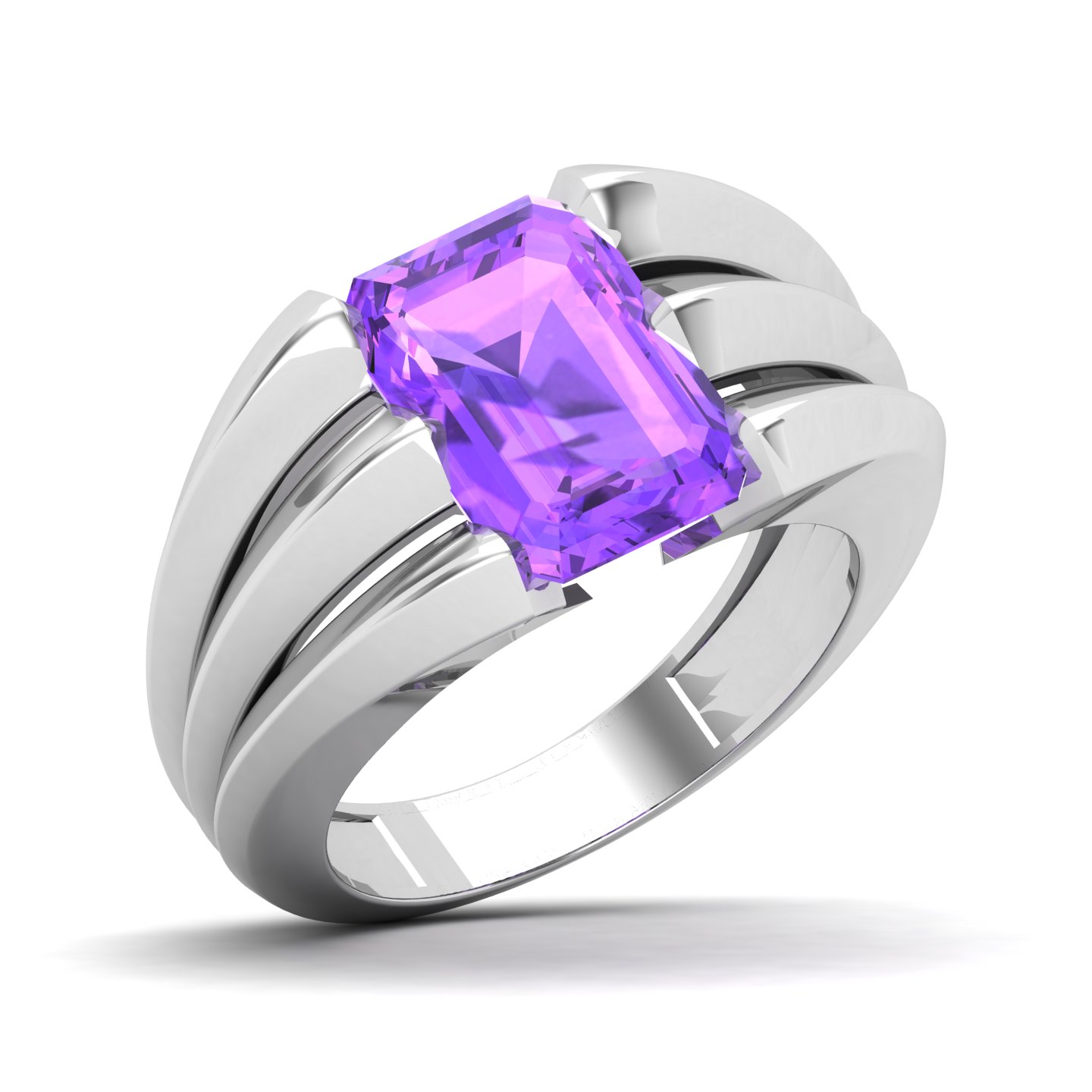 Neo Classical Amethyst Ring