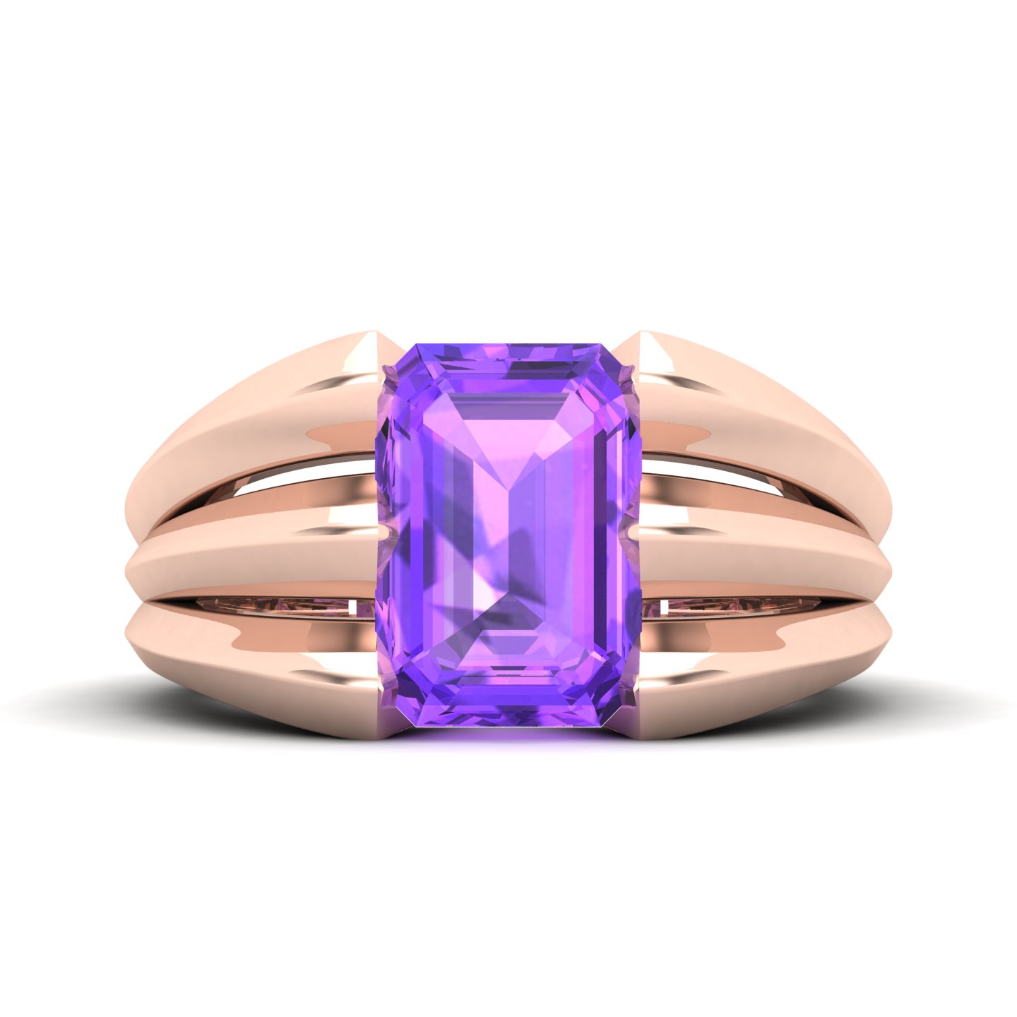 Neo Classical Amethyst Ring