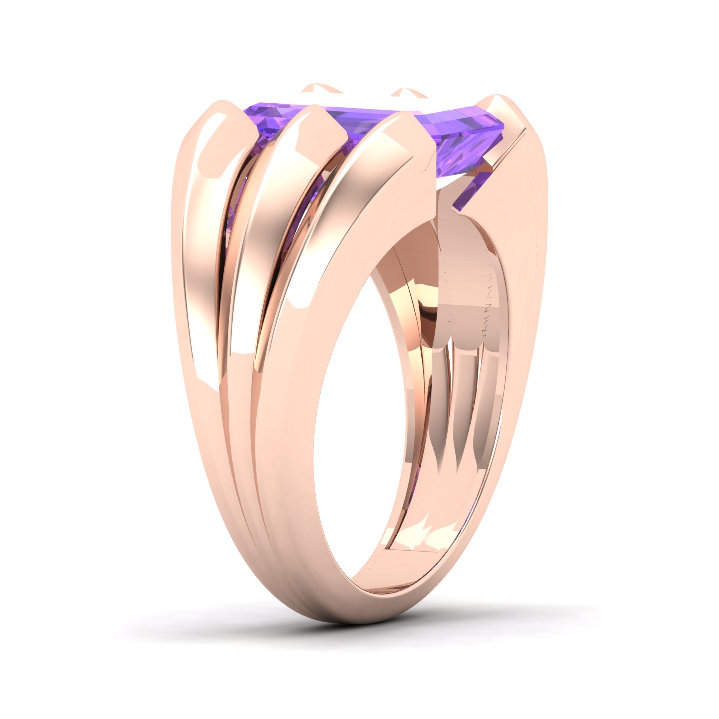 Neo Classical Amethyst Ring