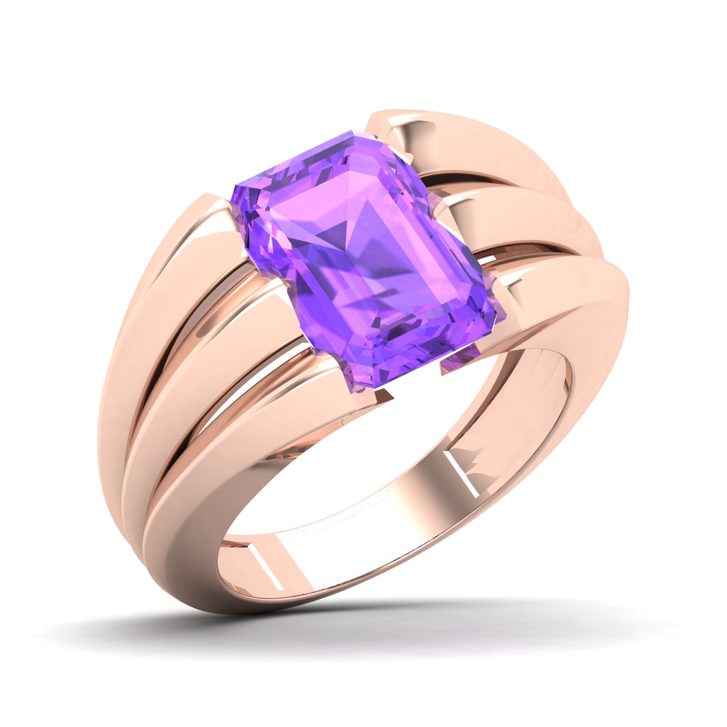 Neo Classical Amethyst Ring