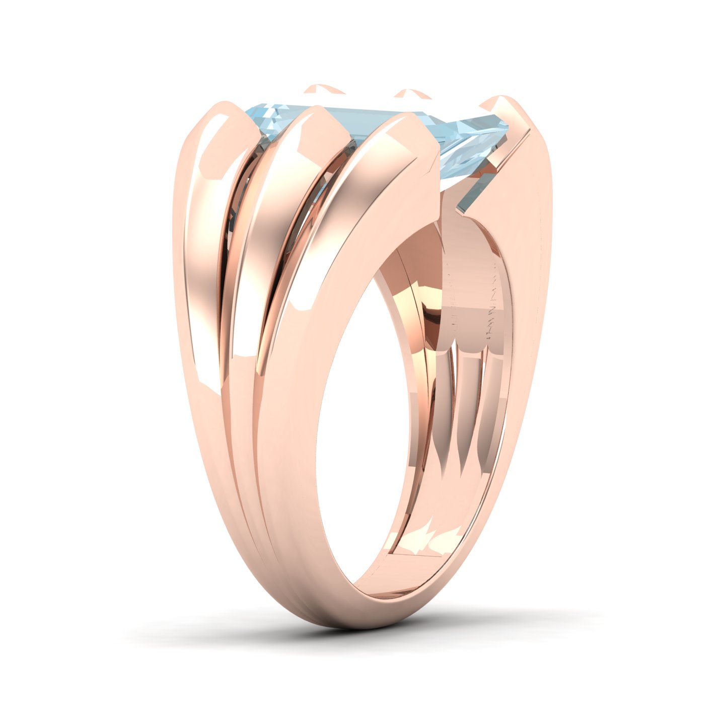 Neo Classical Aquamarine Ring