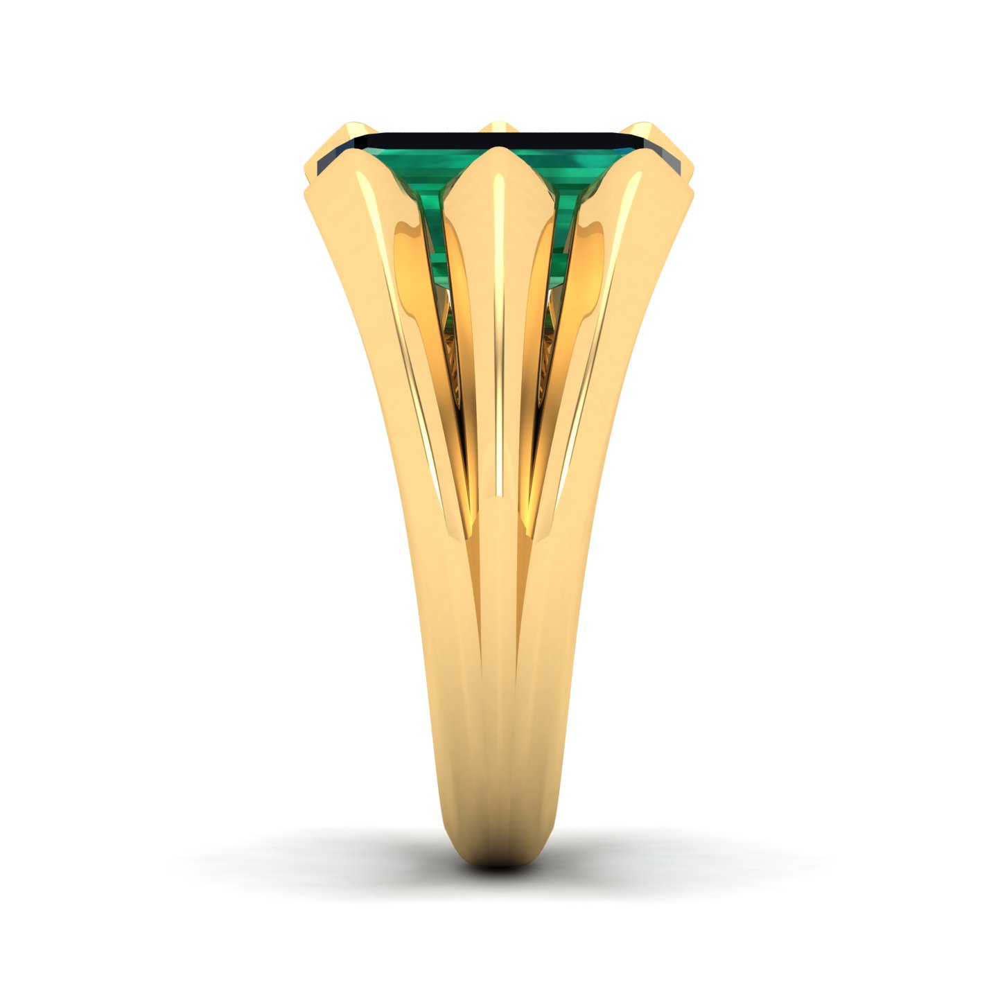Neo Classical Emerald Ring