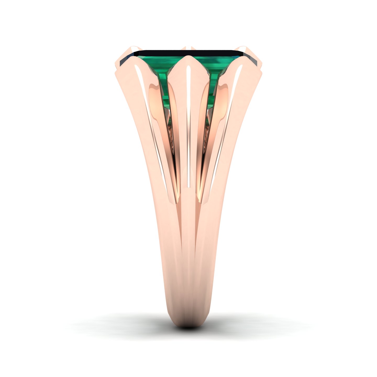 Neo Classical Emerald Ring