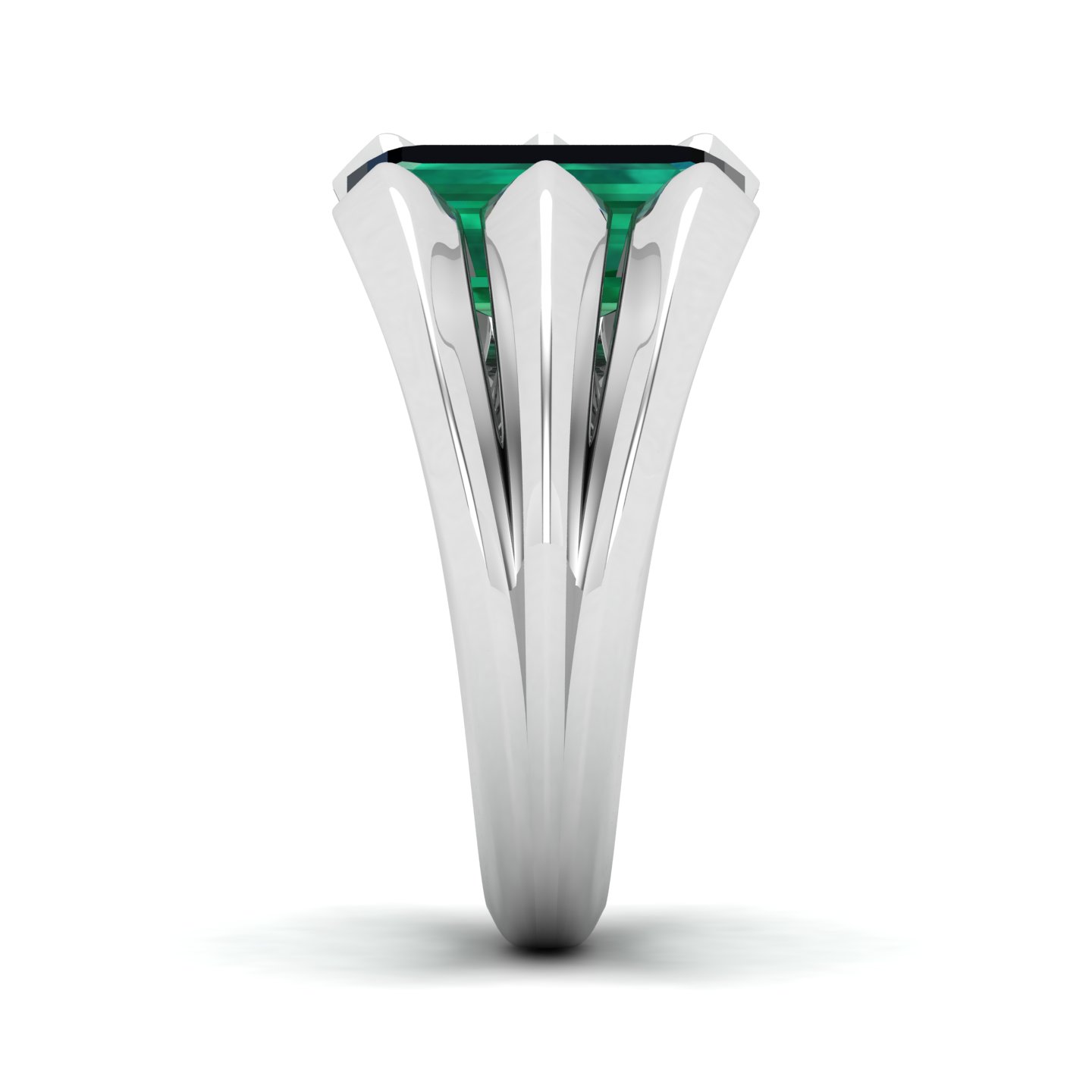 Neo Classical Emerald Ring
