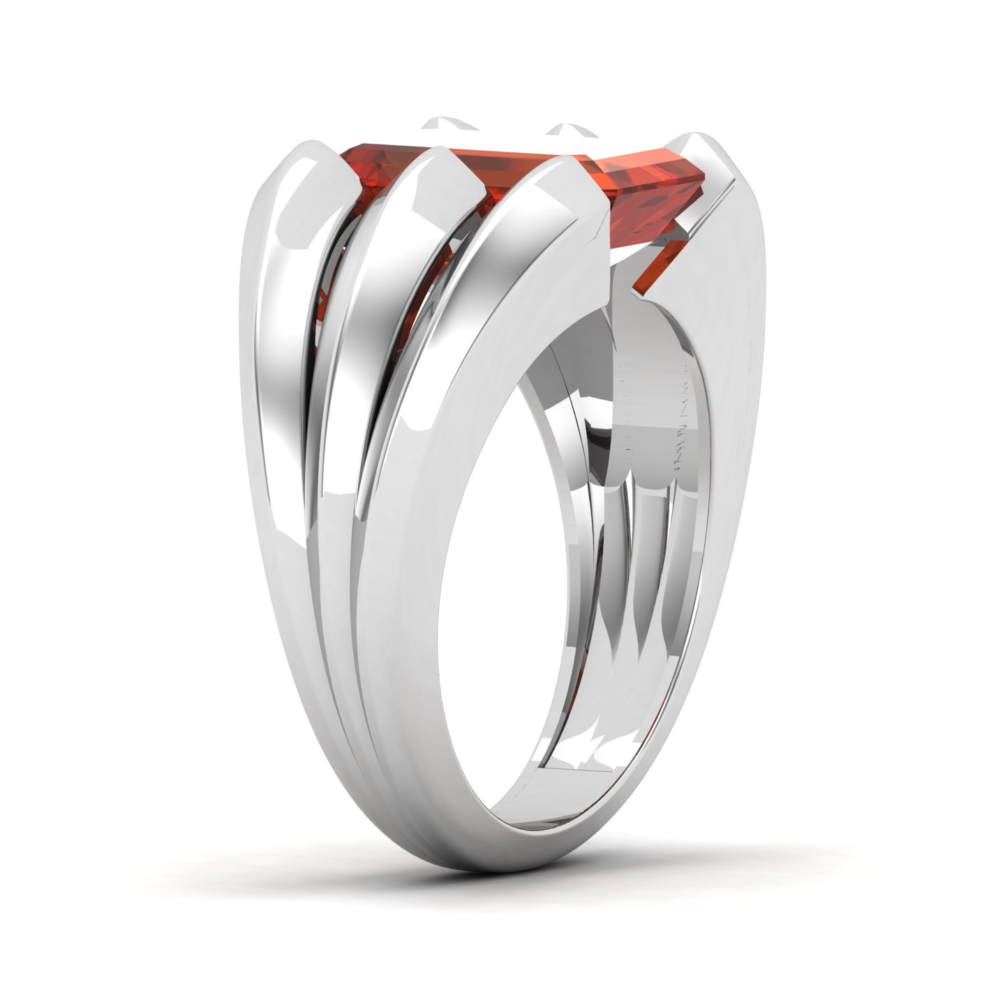 Neo Classical Hessonite Ring